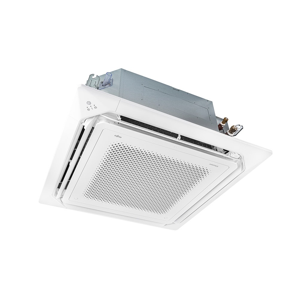 Ar-condicionado Split Cassete 4 Vias Inverter Fujitsu Airstage 36.000 BTUs R-32 Quente/Frio 380V Trifásico