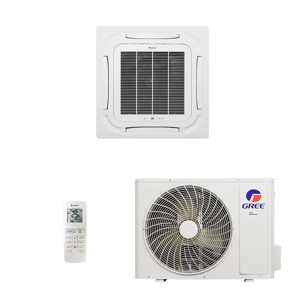Ar-Condicionado Split Cassete 4 Vias Inverter Gree G-Prime Plus II 24.000 BTUs R-32 Só Frio 220V Monofásico Ar-Condicionado Split Cassete 4 Vias Inverter Gree G-Prime Plus II 24.000 BTUs R-32 Só Frio 220V Monofásico