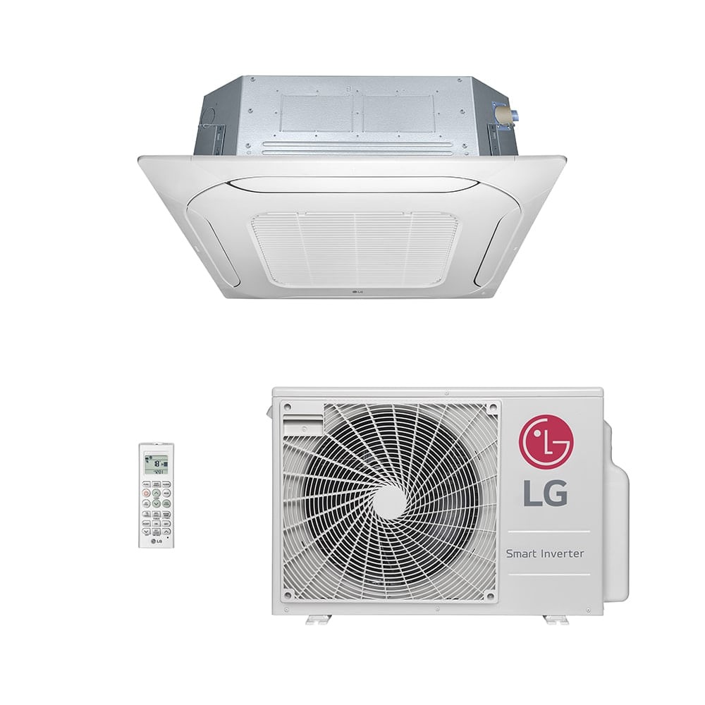 Ar-Condicionado Split Cassete 4 Vias Inverter LG 18.000 BTUs Quente/Frio 220V Monofásico