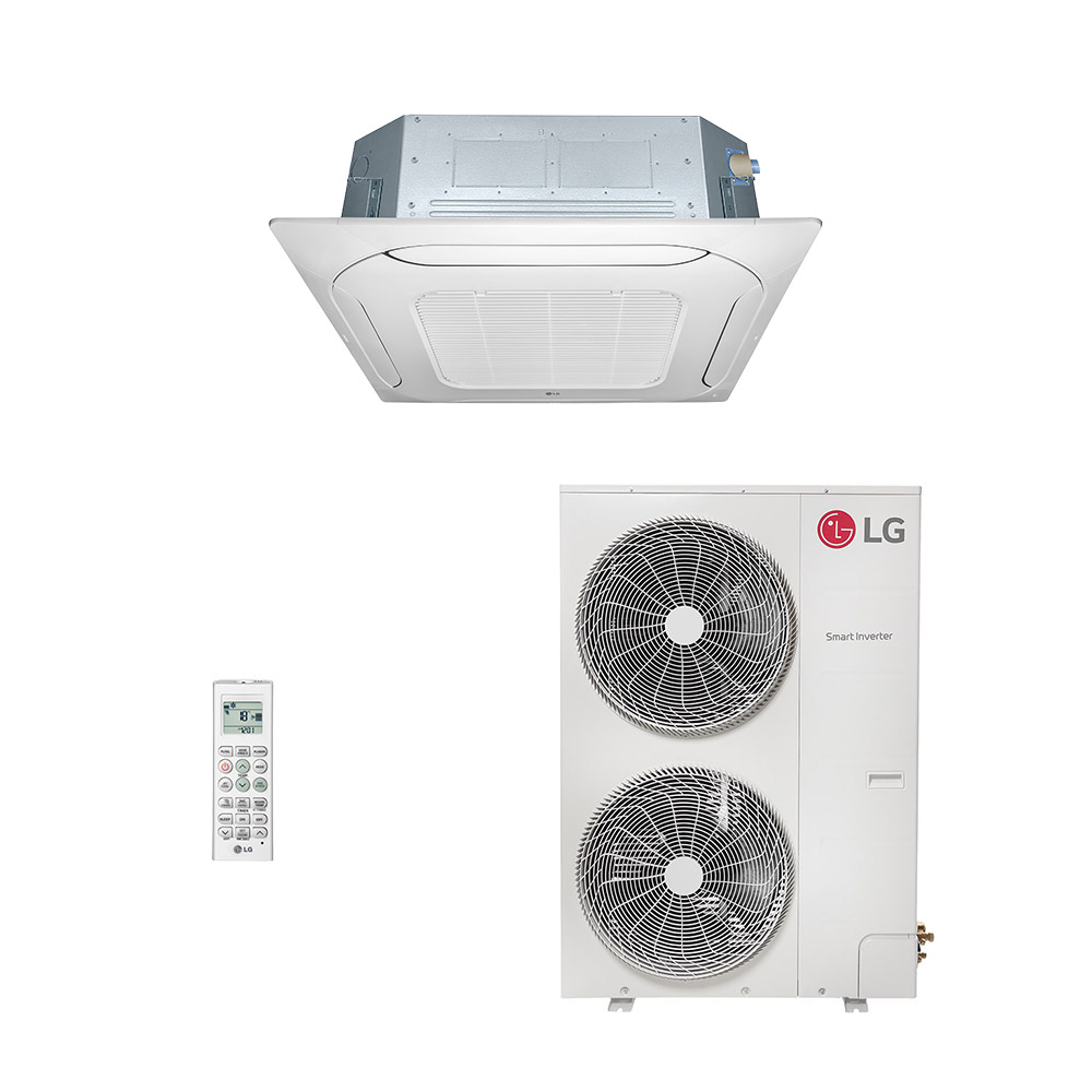 Ar-Condicionado Split Cassete 4 Vias Inverter LG WI-FI Conect 48.000 BTUs Quente/Frio 220V Monofásico