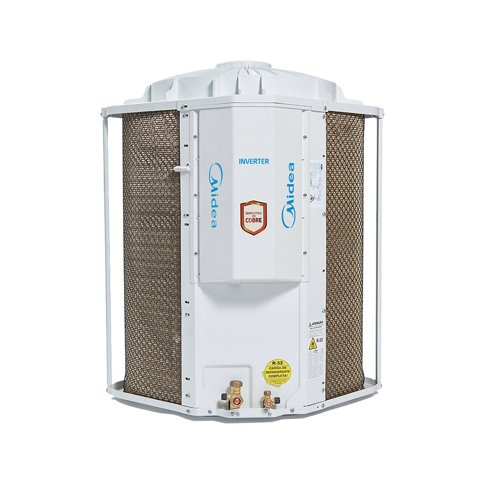 Ar-Condicionado Split Cassete 4 Vias Inverter Midea Connect 60.000 BTUs R-32 Só Frio 220V Monofásico