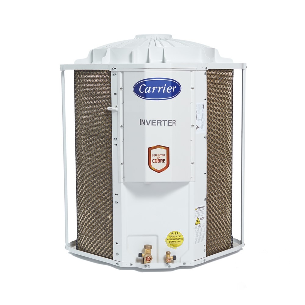 Ar-Condicionado Split Cassete Inverter 4 Vias Carrier Connect 48.000 BTUs R-32 Só Frio 220V Monofásico