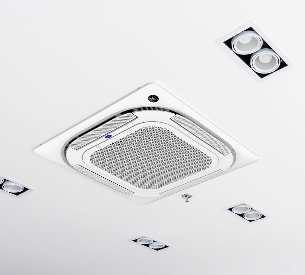 Ar-Condicionado Split Cassete Inverter 4 Vias Carrier Connect 54.000 BTUs Só Frio 220V Monofásico