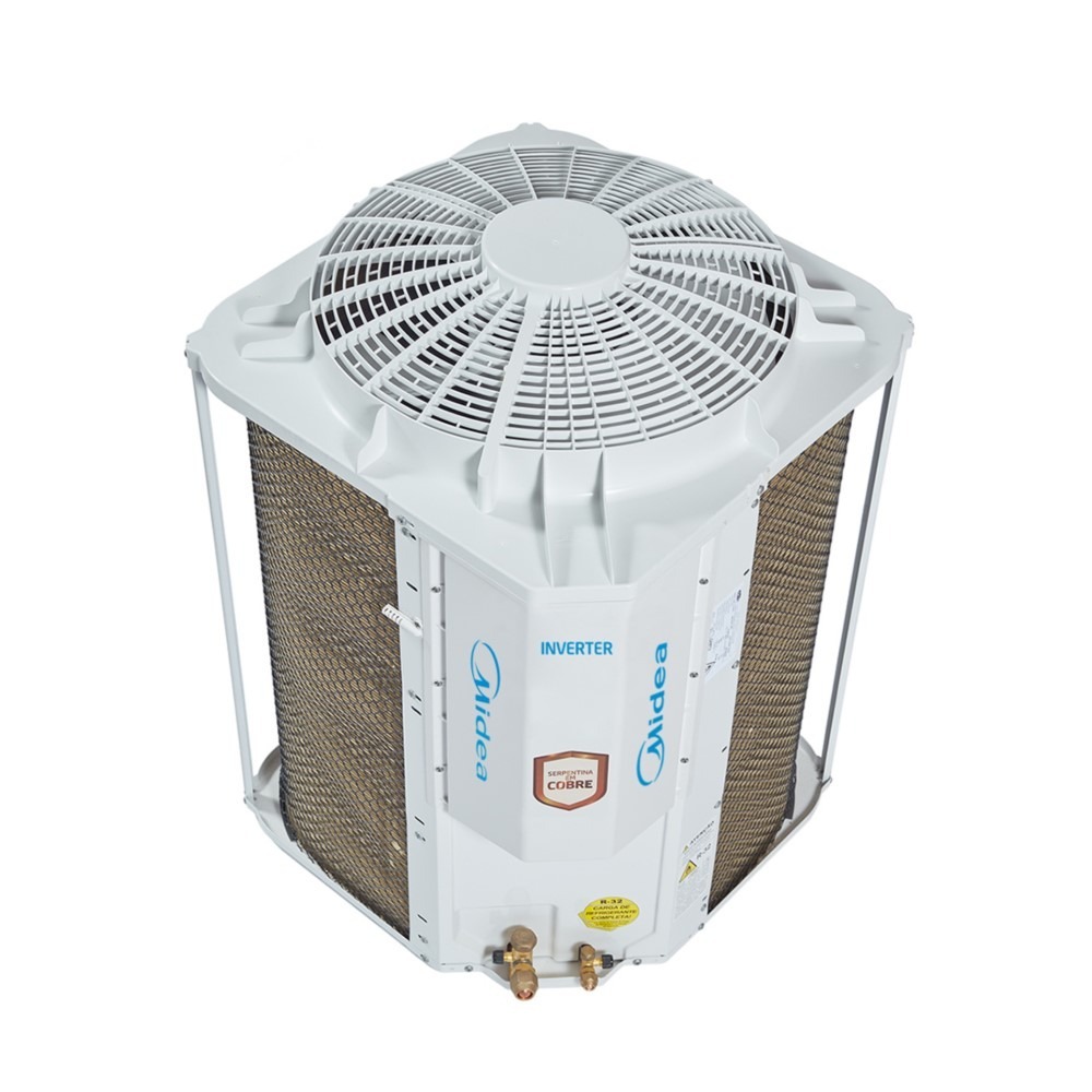 Ar-Condicionado Split Cassete Inverter 4 Vias Midea Connect 60.000 BTUs R-32 Só Frio 220V Monofásico