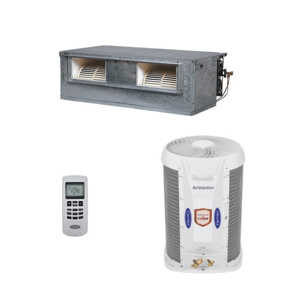 Ar-Condicionado Split Duto Carrier Versatile 30.000 BTUs Só Frio 220V Monofásico - AVARIA DE EMBALAGEM