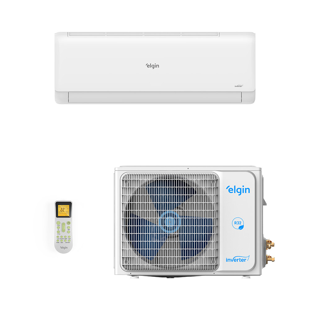 Ar-Condicionado Split HW Eco Inverter III Wi-Fi Elgin 30.000 BTUs R-32 Só Frio 220V Ar-Condicionado Split HW Eco Inverter III Wi-Fi Elgin 30.000 BTUs R-32 Só Frio 220V