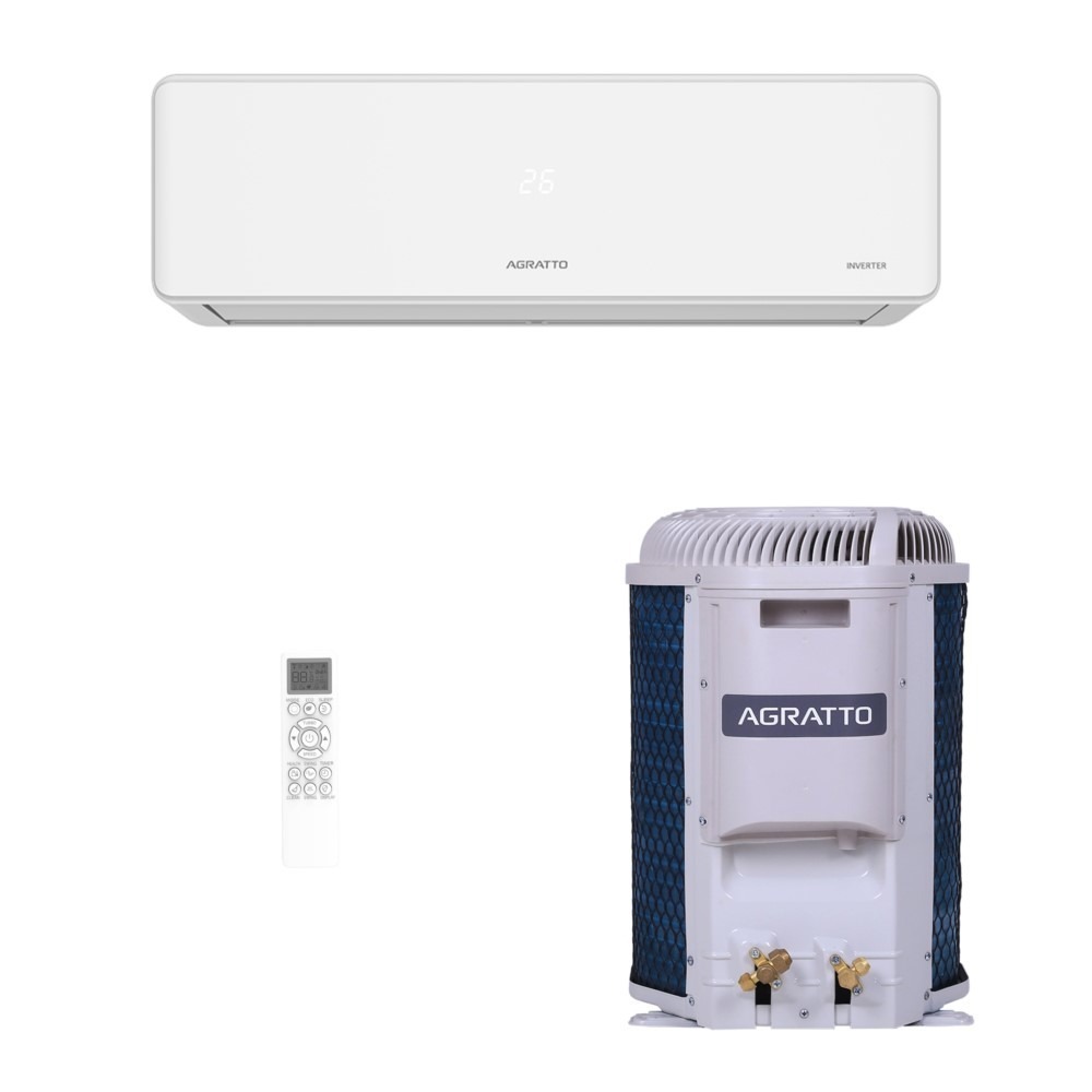 Ar-Condicionado Split HW Inverter Agratto Fit Top 9.000 BTUs R-32 Só Frio 220V