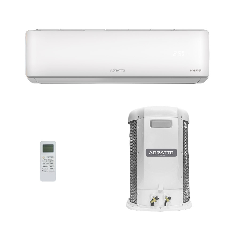 Ar-Condicionado Split HW Inverter Agratto Zen 24.000 BTUs R-32 Só Frio 220V