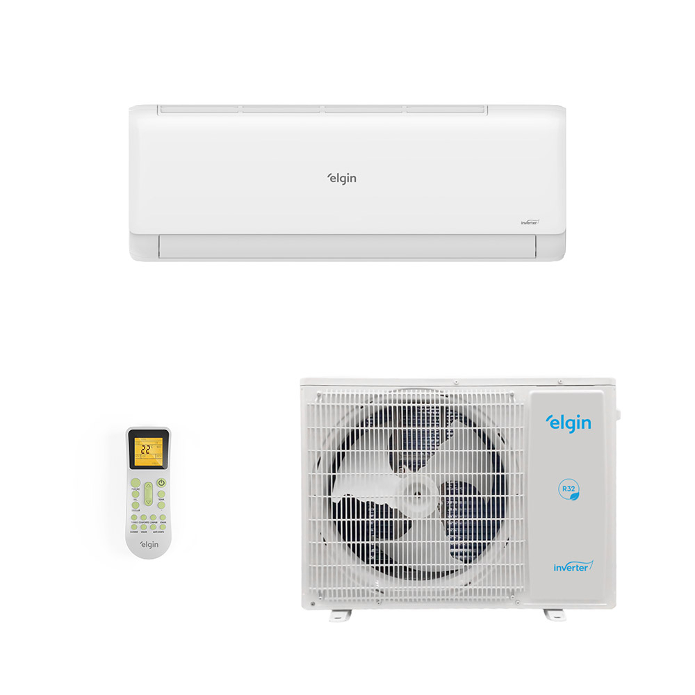 Ar-Condicionado Split HW Inverter Eco II Wi-Fi Elgin 12.000 BTUs R-32 Só Frio 220V Ar-Condicionado Split HW Inverter Eco II Wi-Fi Elgin 12.000 BTUs R-32 Só Frio 220V