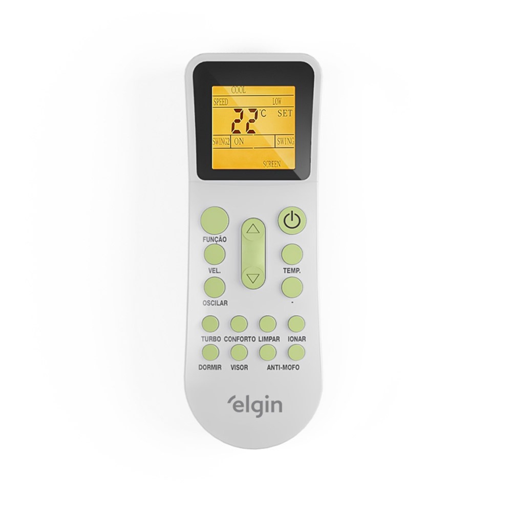 Ar-Condicionado Split HW Inverter Elgin Eco III Wi-Fi 12.000 BTUs R-32 Quente/Frio 220V