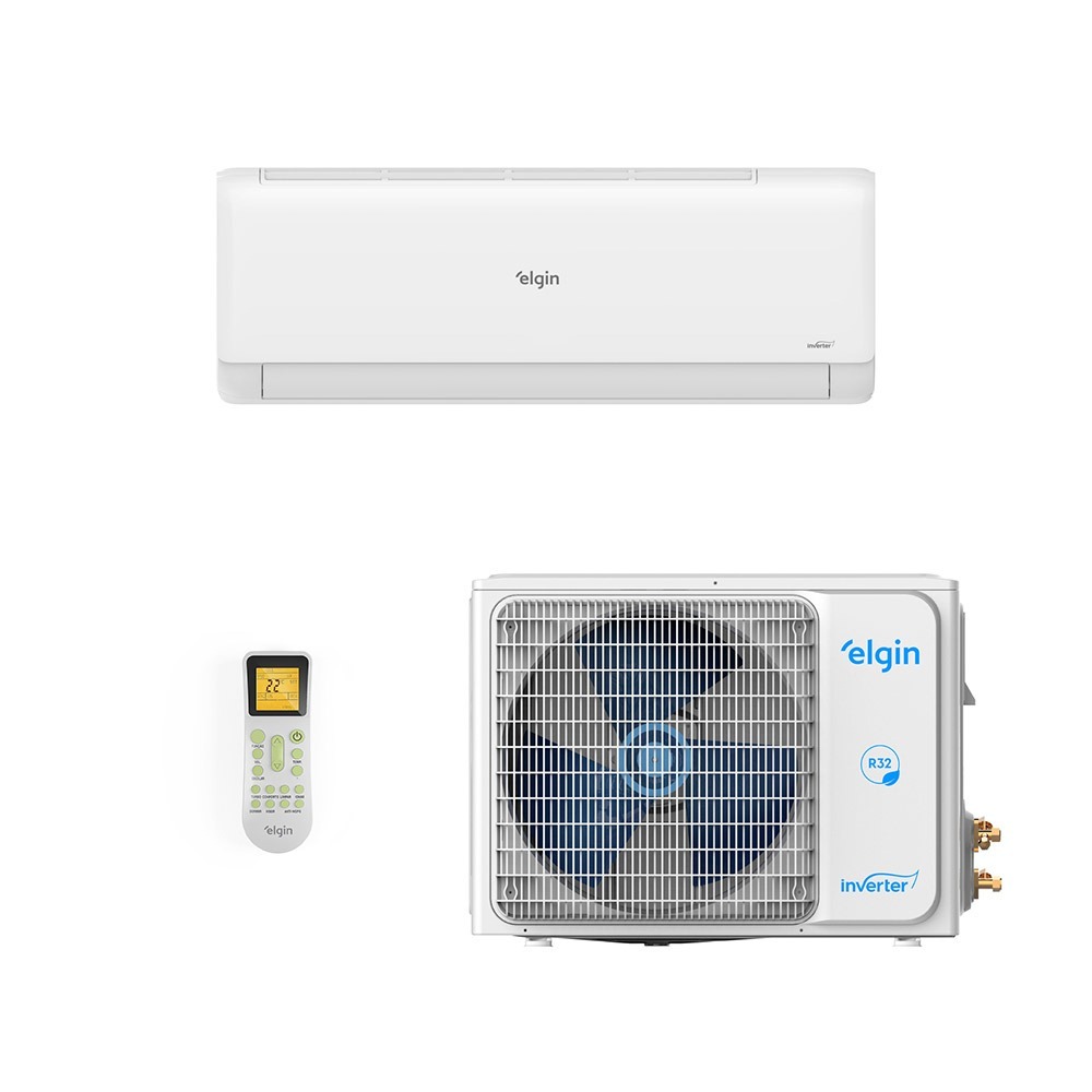 Ar-Condicionado Split HW Inverter Elgin Eco III Wi-Fi 12.000 BTUs R-32 Só Frio 220V Ar-Condicionado Split HW Inverter Elgin Eco III Wi-Fi 12.000 BTUs R-32 Só Frio 220V