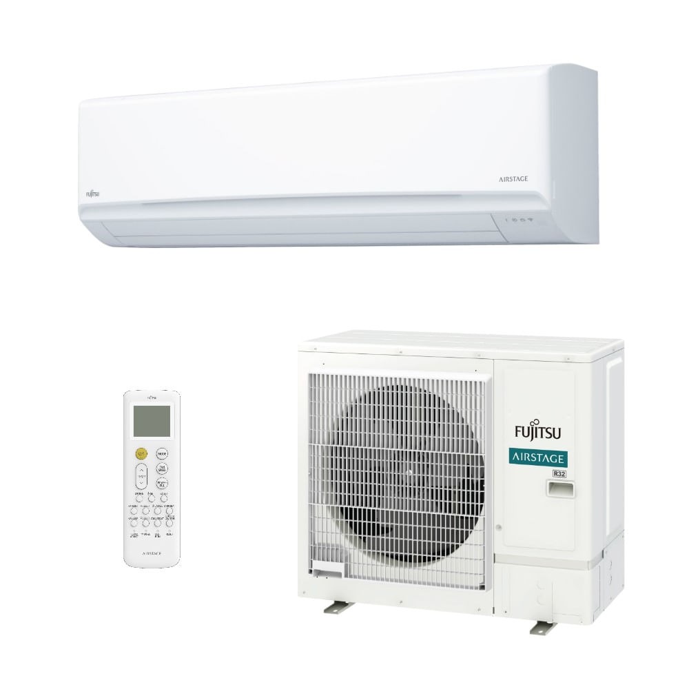 Ar-Condicionado Split HW Inverter Fujitsu Airstage Premium 27.000 BTUs R-32 Quente/Frio 220V
