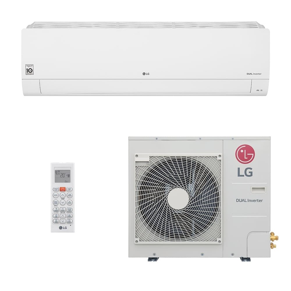 Ar-Condicionado Split HW Inverter LG Dual Voice 36.000 BTUs Quente/Frio 220V