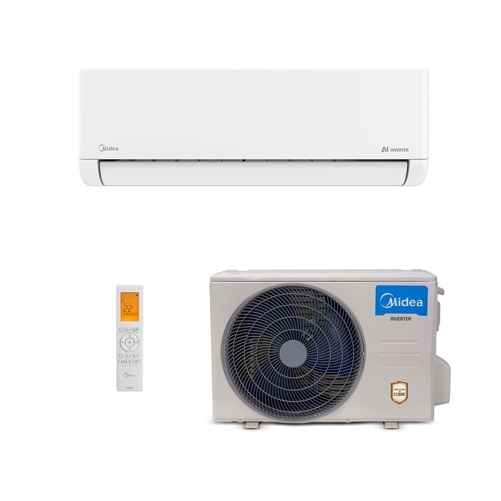 Ar-Condicionado Split HW Inverter Midea AI 9.000 BTUs R-32 Só Frio 127V