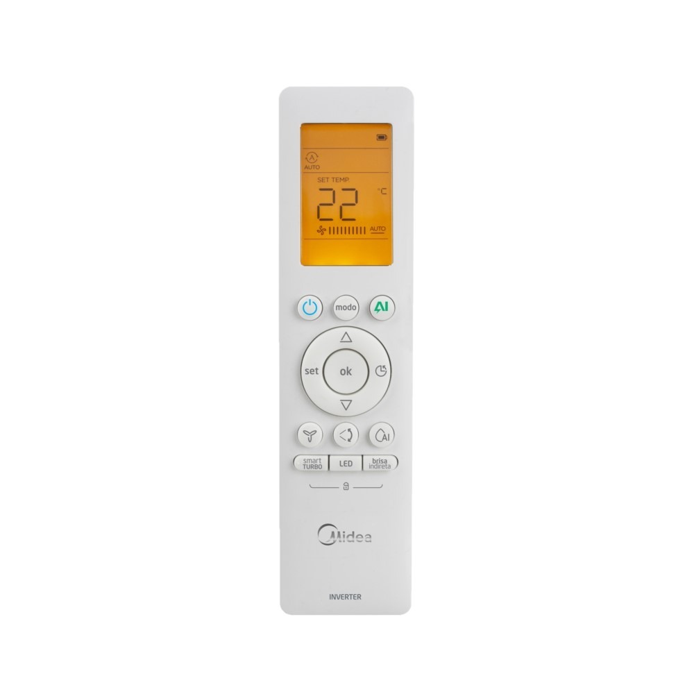 Ar-Condicionado Split HW Inverter Midea AI Ecomaster 12.000 BTUs R-32 Quente/Frio 220V