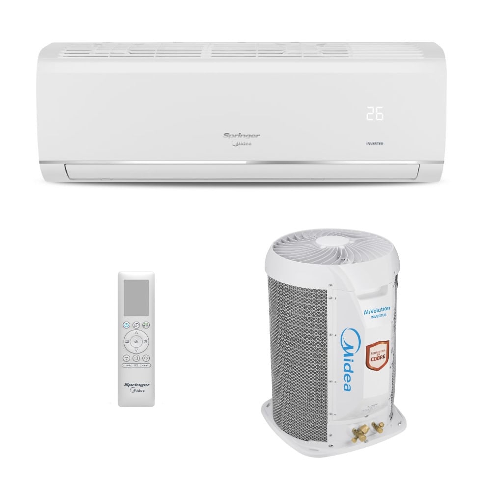 Ar-Condicionado Split HW Inverter Springer Midea AirVolution 18.000 BTUs Só Frio 220V