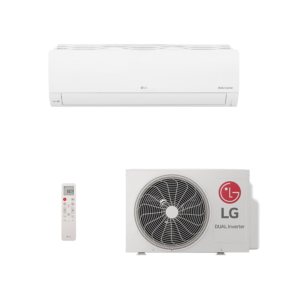 Ar-Condicionado Split HW LG Dual Inverter +AI Compact 9.000 BTUs R-32 Só Frio 220V