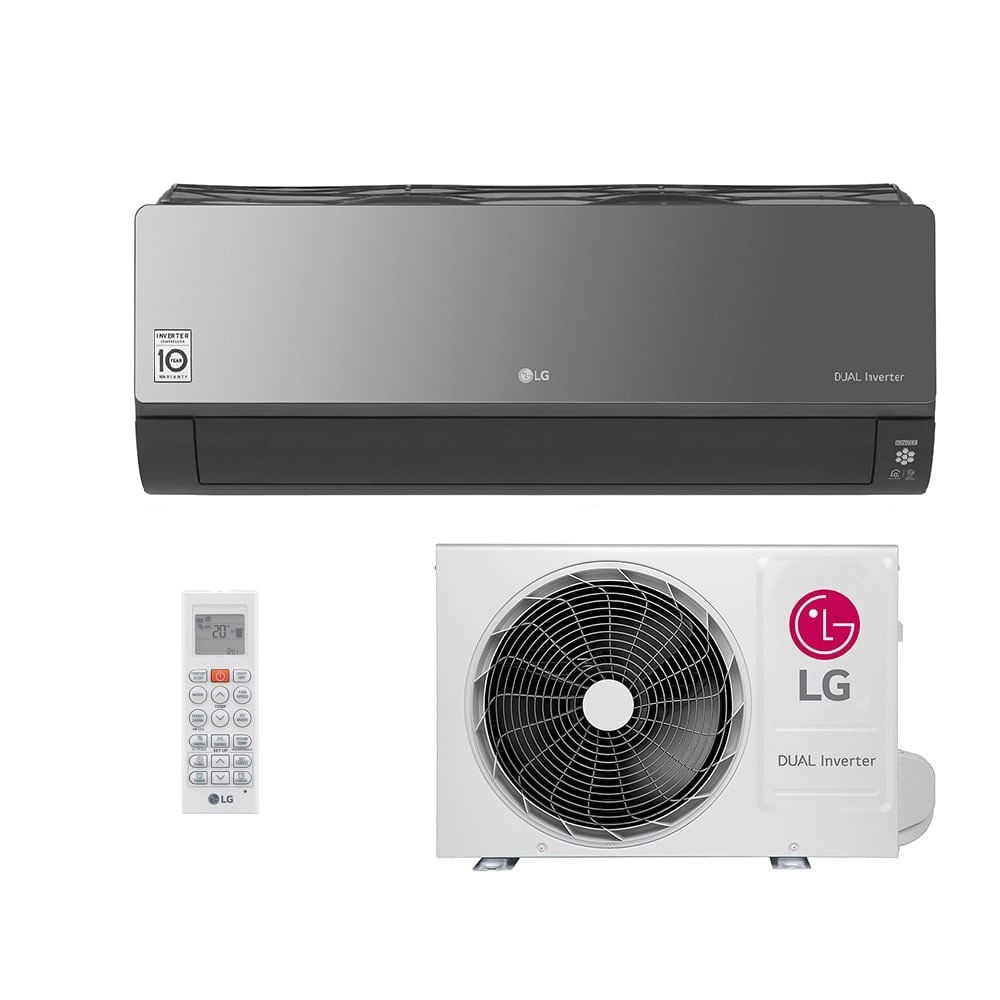 Ar-Condicionado Split HW LG Dual Inverter Voice Artcool 12.000 BTUs Quente/Frio 220V
