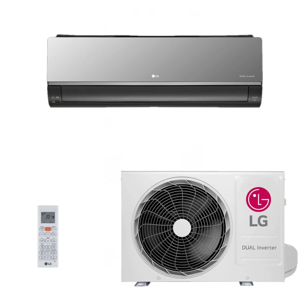 Ar-Condicionado LG AI DUAL Inverter Voice ARTCOOL 18.000 BTUs Frio 220V - S3-Q18KLR1B