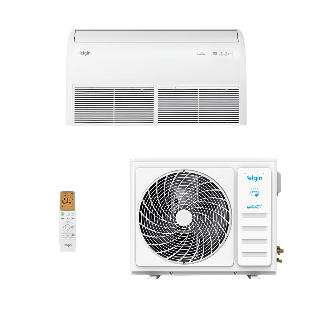 Ar-Condicionado Split Piso Teto Inverter Wi-Fi R-32 Elgin 24.000 BTUs Só Frio 220V Monofásico