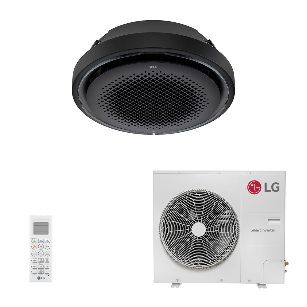 Ar-Condicionado Split Round Black Cassete Inverter WI-FI LG Quente/Frio 36.000 BTUs 220V Monofásico Ar-Condicionado Split Round Black Cassete Inverter WI-FI LG Quente/Frio 36.000 BTUs 220V Monofásico
