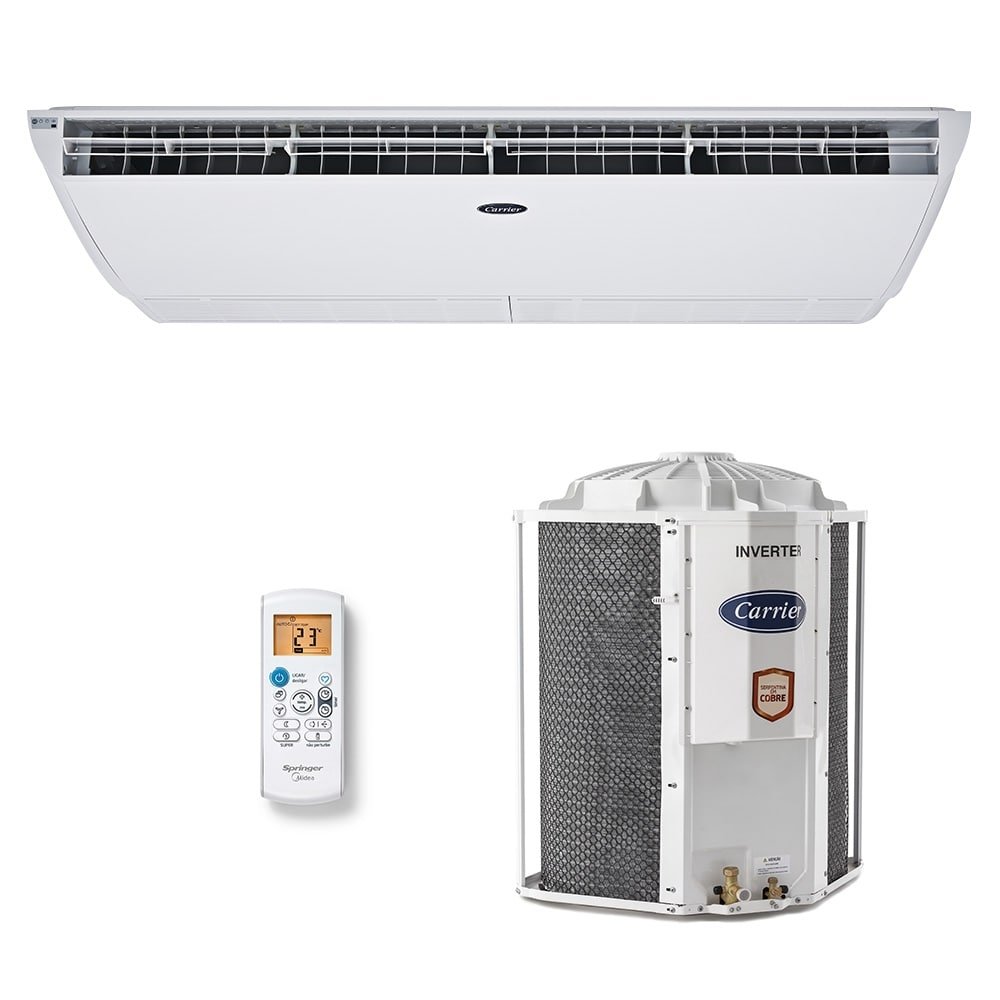 Ar-Condicionado Split Teto Inverter Carrier Xpower 47.000 BTUs Só Frio 220V Monofásico