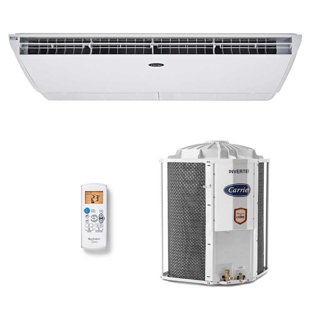Ar-Condicionado Split Teto Inverter Carrier Xpower 54.000 BTUs Só Frio 220V Monofásico