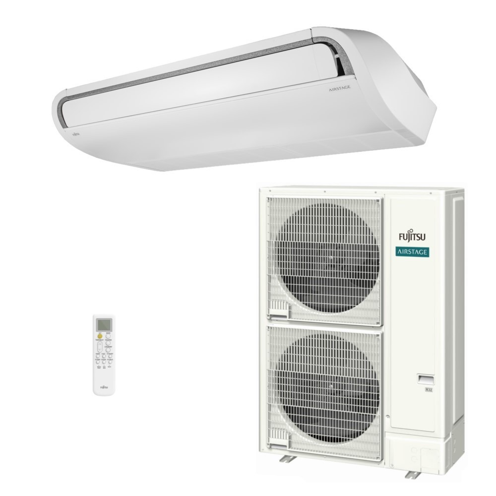 Ar-Condicionado Split Teto Inverter Fujitsu Airstage 54.000 BTUs Quente/Frio R32 220V Monofásico