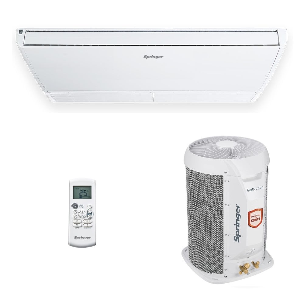 Ar-Condicionado Split Teto Springer 24.000 BTUs Só Frio 220V Monofásico