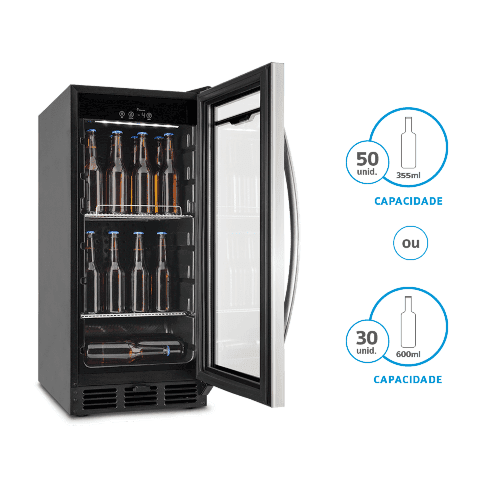 Cervejeira Midea Liva Inox 78 Litros 127V