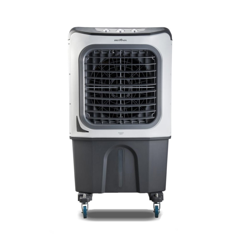 Climatizador Evaporativo Industrial 70 Litros Britania BCL70 220V - AVARIA DE EMBALAGEM Climatizador Evaporativo Industrial 70 Litros Britania BCL70 220V - AVARIA DE EMBALAGEM