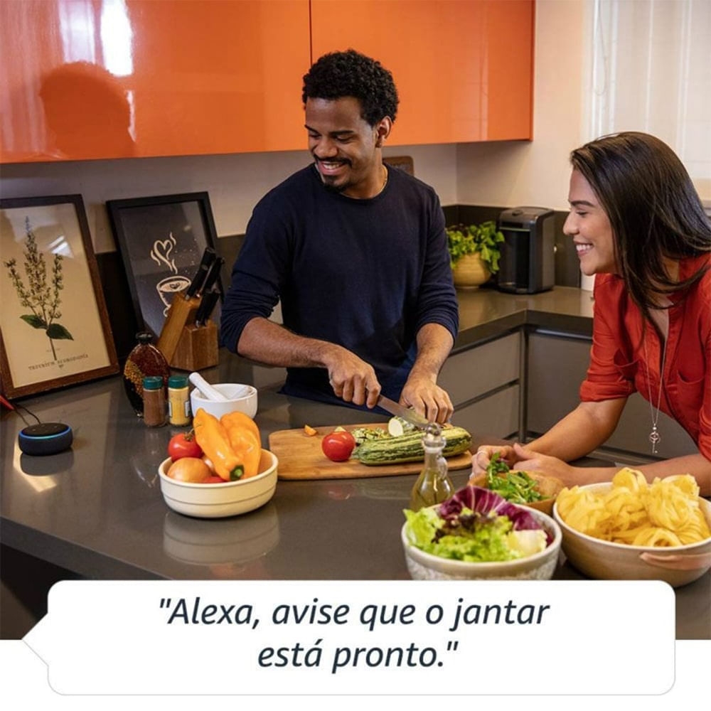 Echo Dot 3ª Geração Smart Speaker com Alexa - Preto