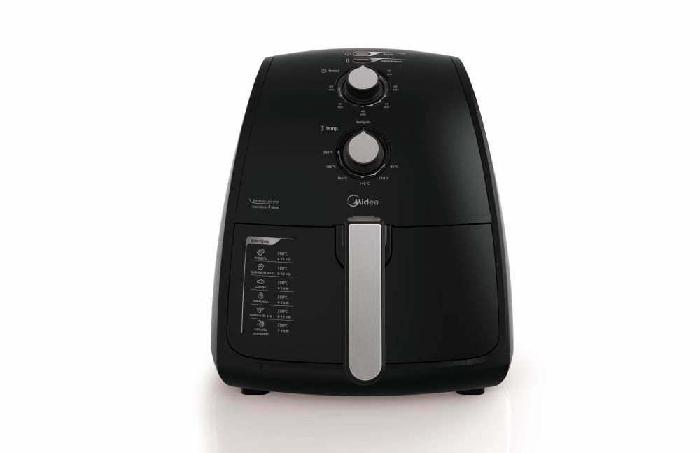 Fritadeira sem Óleo Midea 4 Litros Preta 127V