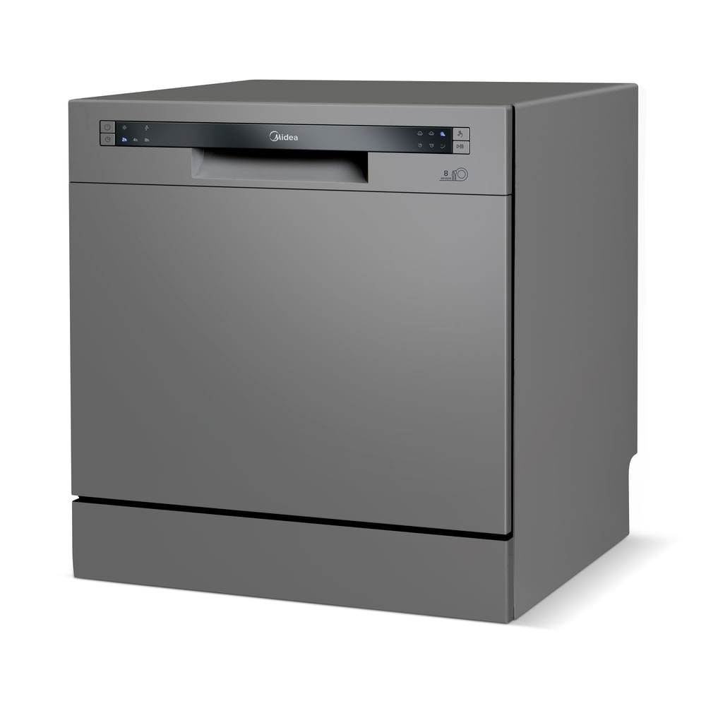 Lava Louças Midea 8 Serviços Cinza 127V DWA08S1