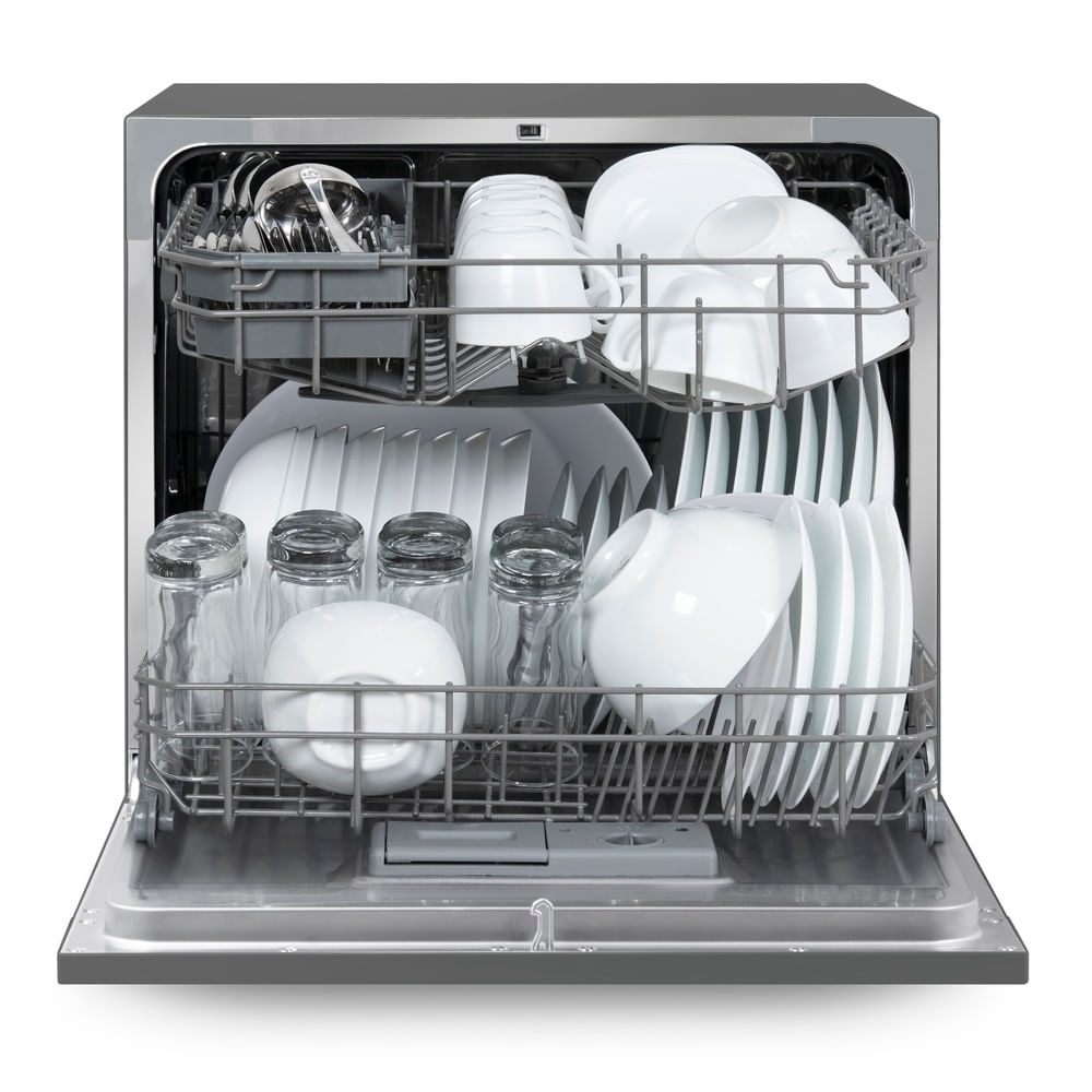 Lava Louças Midea 8 Serviços Cinza 127V DWA08S1