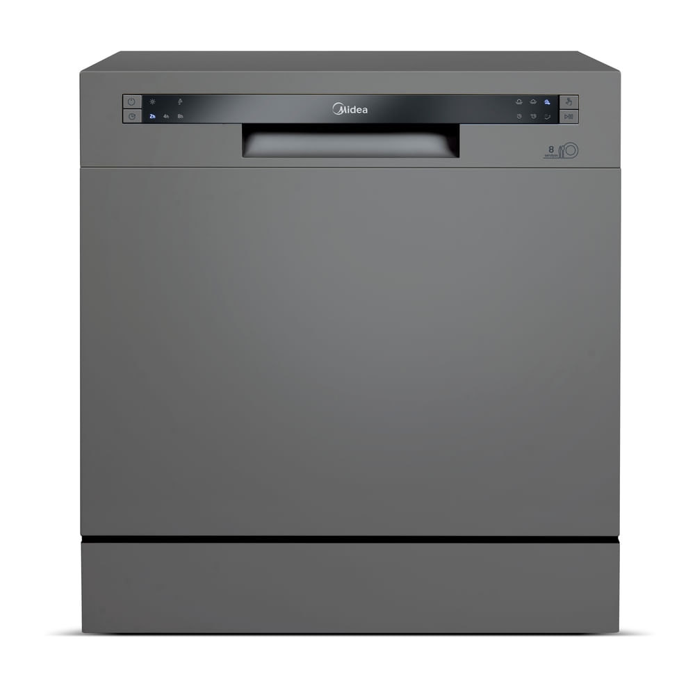 Lava Louças Midea 8 Serviços Cinza 127V DWA08S1