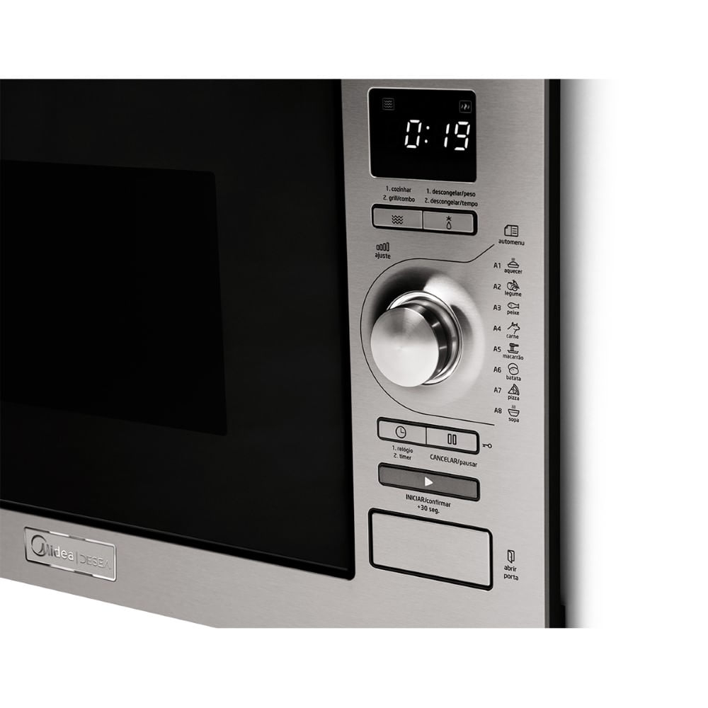 Micro-ondas de Embutir Midea Desea 28 Litros Inox 220V