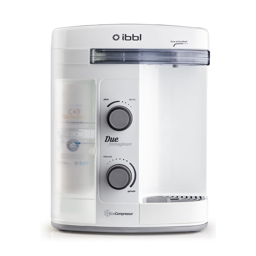 Purificador de Água IBBL Due Immaginare Branco 127V + Refil IBBL C+3