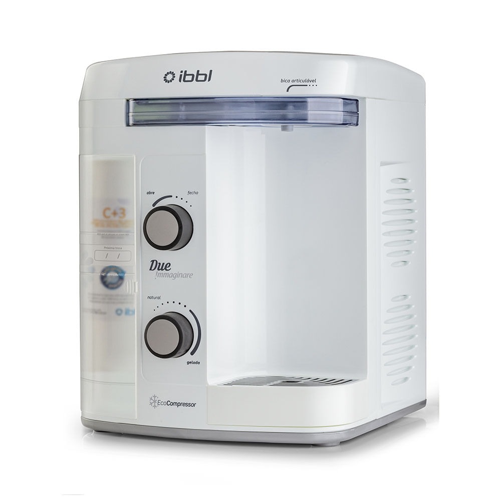 Purificador de Água IBBL Due Immaginare Branco 127V + Refil IBBL C+3