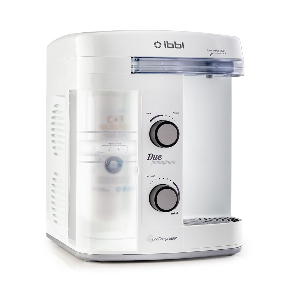Purificador de Água IBBL Due Immaginare Branco 127V + Refil IBBL C+3