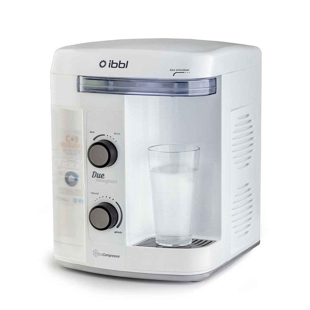 Purificador de Água IBBL Due Immaginare Branco 127V + Refil IBBL C+3