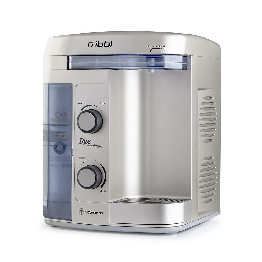 Purificador de Água IBBL Due Immaginare Prata 220V + Refil IBBL C+3 Purificador de Água IBBL Due Immaginare Prata 220V + Refil IBBL C+3
