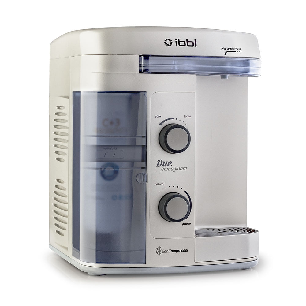 Purificador de Água IBBL Due Immaginare Prata 220V + Refil IBBL C+3 Purificador de Água IBBL Due Immaginare Prata 220V + Refil IBBL C+3