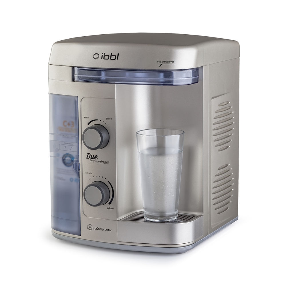 Purificador de Água IBBL Due Immaginare Prata 220V + Refil IBBL C+3 Purificador de Água IBBL Due Immaginare Prata 220V + Refil IBBL C+3