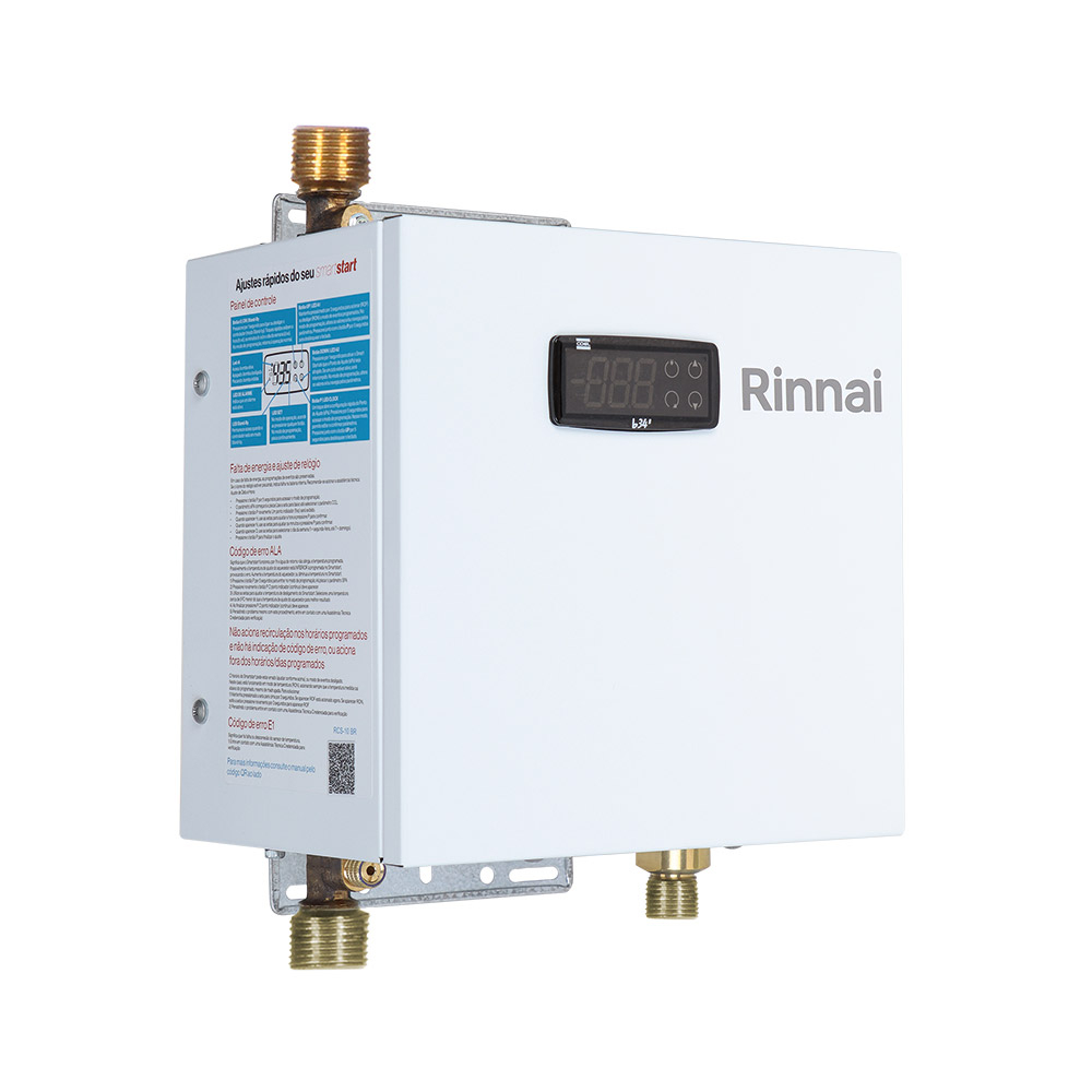 Recirculador de Água Rinnai Smartstart Branco Bivolt