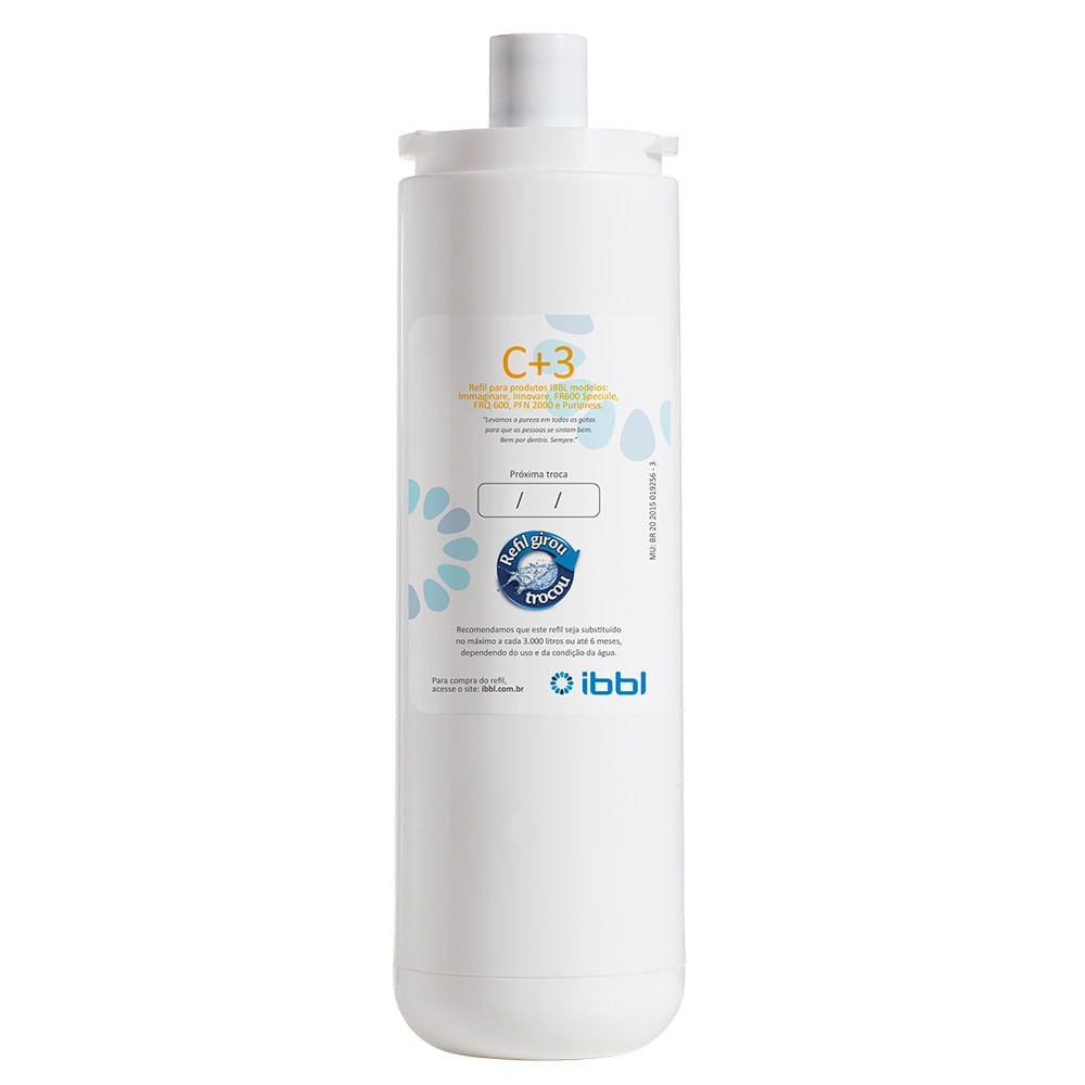 Refil IBBL C+3 para Purificador de Água