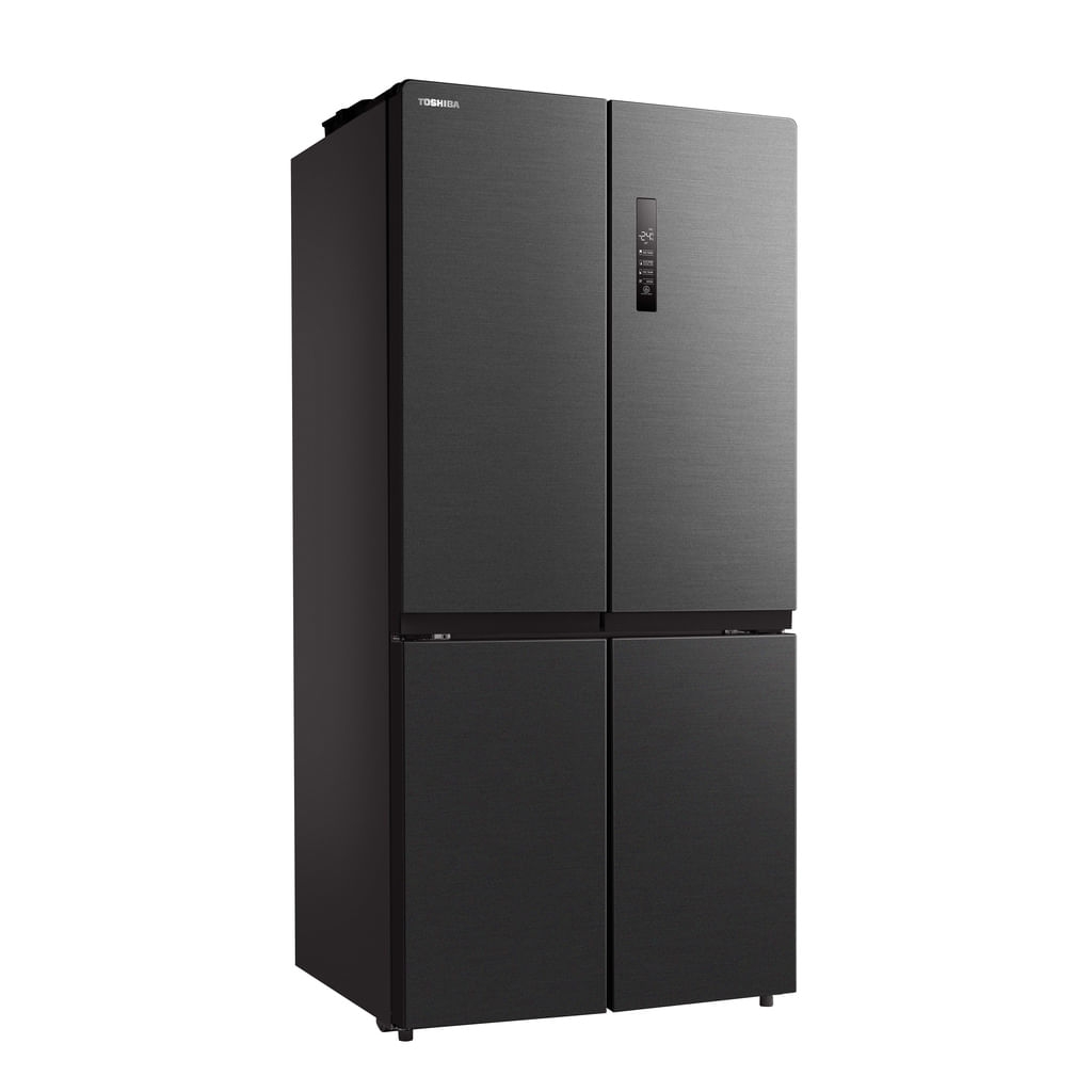 Refrigerador Toshiba French Door Convertzone 638L Cinza Morandi 127V