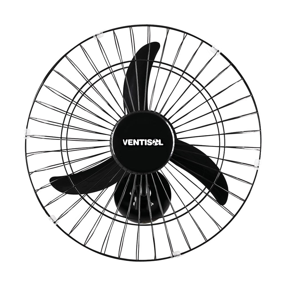 SUC_5000004473-VENTILADOR PAREDE 3P 60CM PT BIVOLT [VENTISOL] - SUCATA