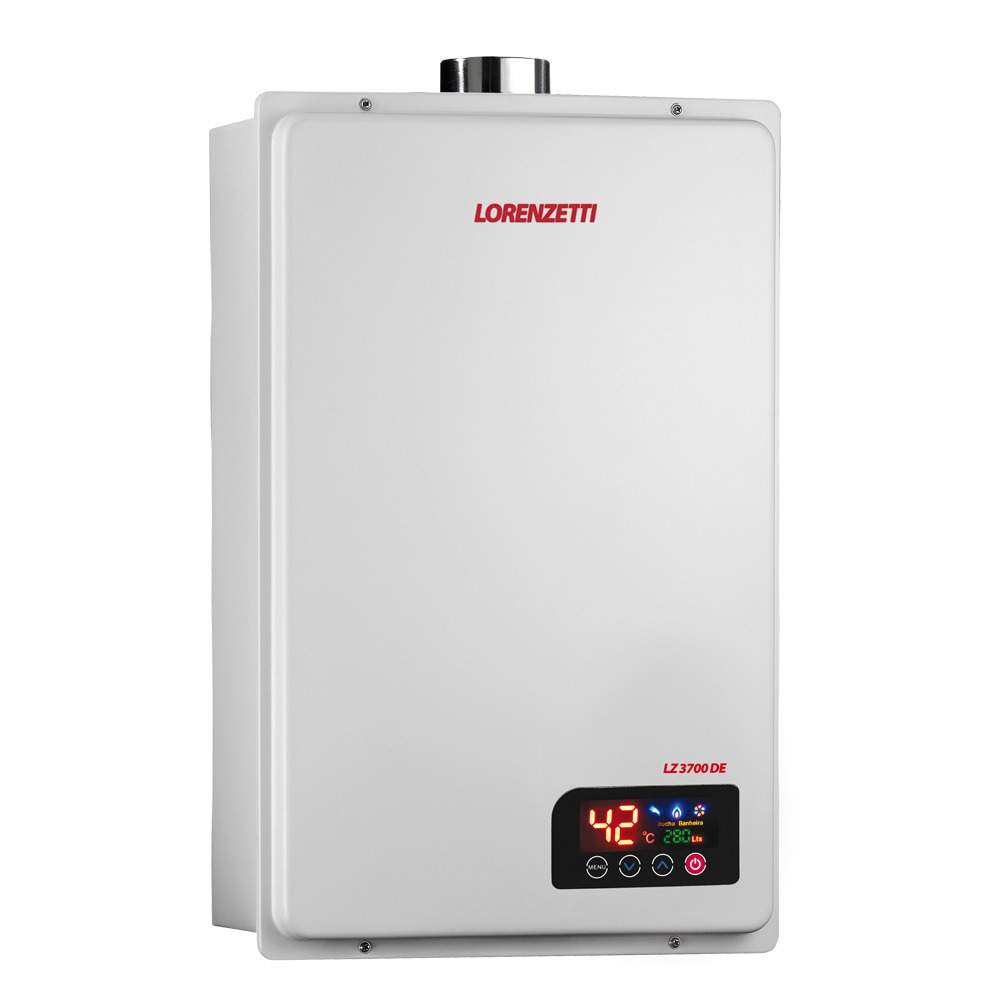 SUC_5000005865-AQUECEDOR AGUA GN 3700DE BR BIVOLT [LORENZETTI] - SUCATA