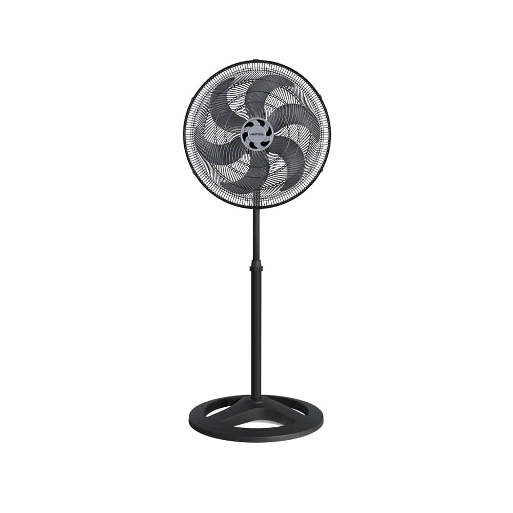 Ventilador De Coluna Ventisol Turbo 6 Pás 50cm Preto 220V